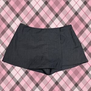 Forever 21 Womens Size 28 Gray Micro Skort